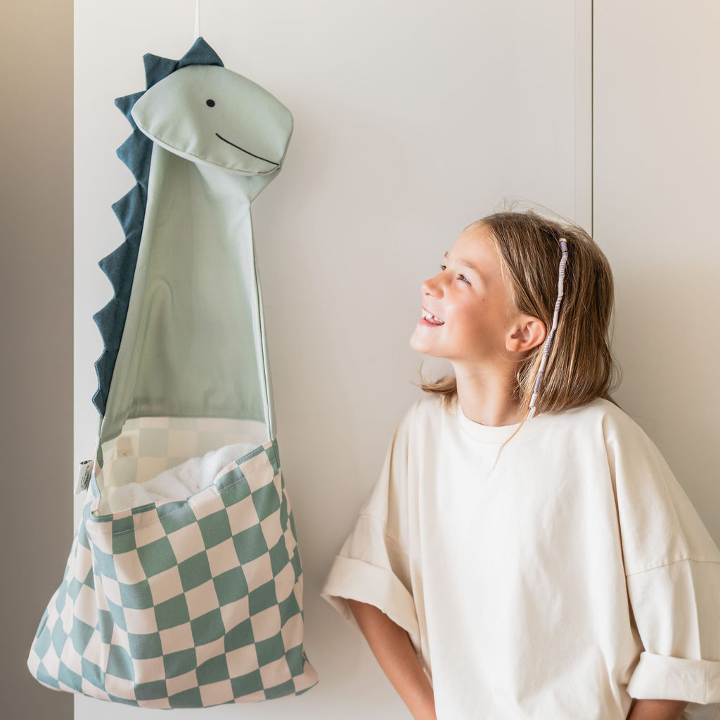 Play&Go Rangement Mural Et Sac Toto Dino Vert 
