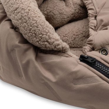 Jollein Chancelière groupe 0+ harnais 3/5 points Embossed Milky Coffee