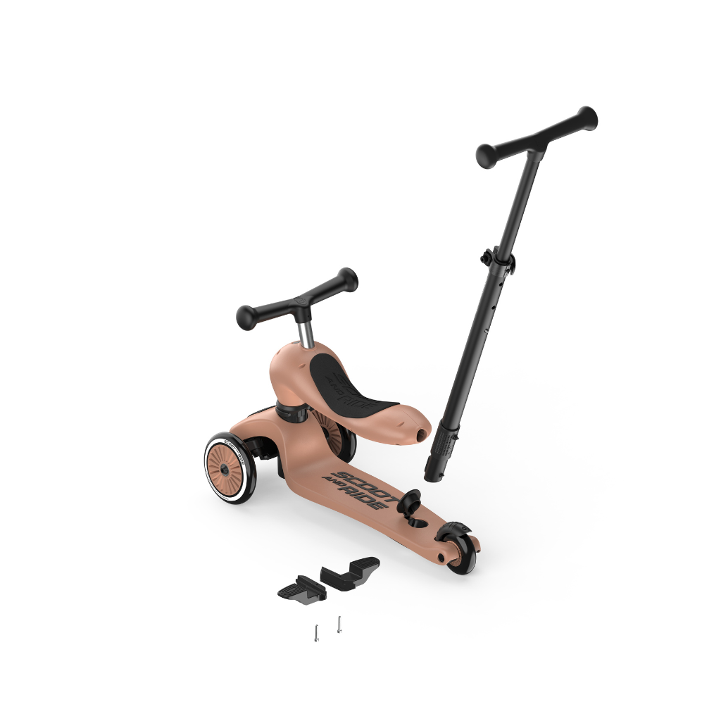 Scoot and Ride Loopfiets Highwaykick 1 Push & Go Mocha