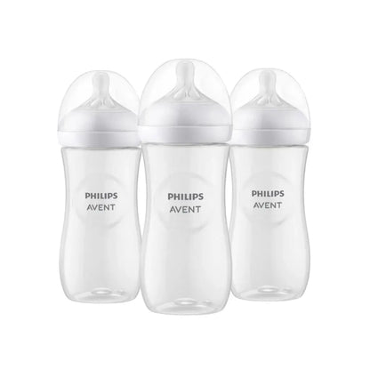 Philips AVENT Glazen zuigfles Natural Response transparant 240 ml - 3 stuks