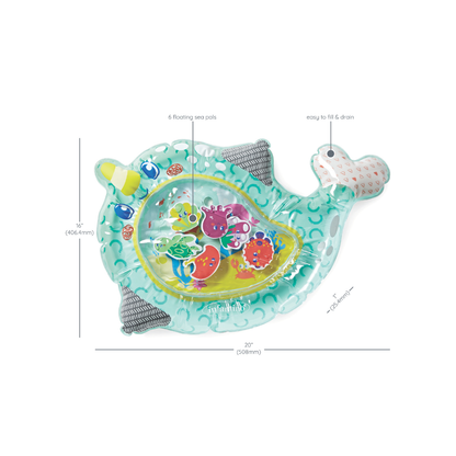 Infantino Pat & Play Water Mat Narwhal