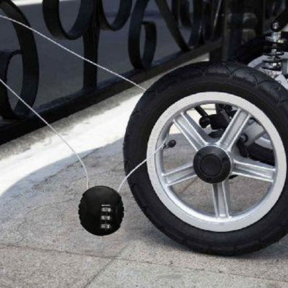 Dooky Cadenas antivol pour poussettes noir