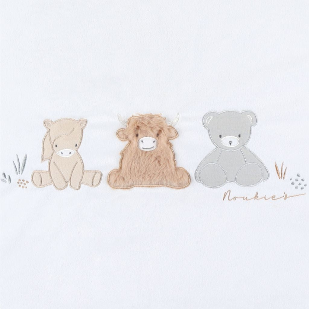 Noukie's Deken Veloudoux® Fluffy & Orso 75 x 100 cm