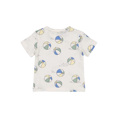 Feetje T-shirt AOP Pool Time m 86 Offwhite Jongens