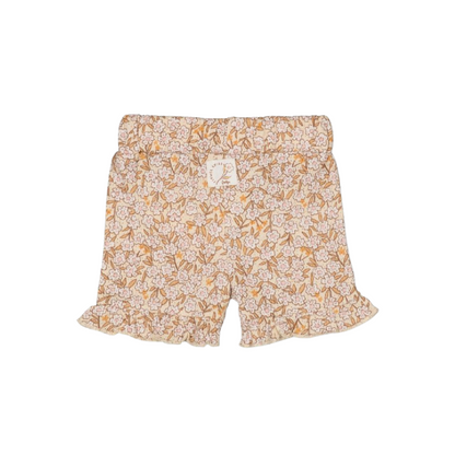 Feetje Short AOP - Flower Field m 74 Cream Meisjes