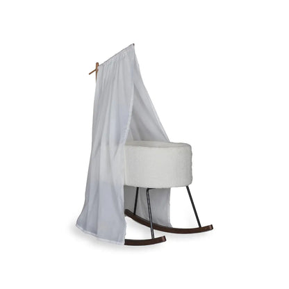 Quax Ciel de lit blanc cassé pour support en bois