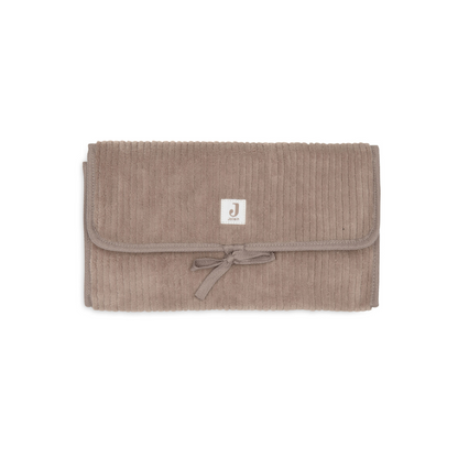 Jollein Verzorgingsmat met opbergvakken Cloudy Rib Milky Coffee