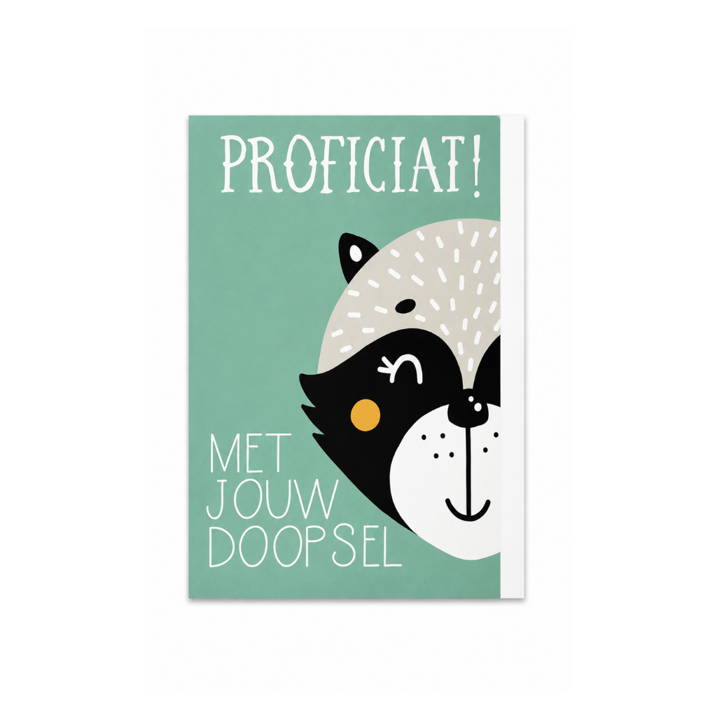 Wenskaart - Proficiat met doopsel - 23, NL