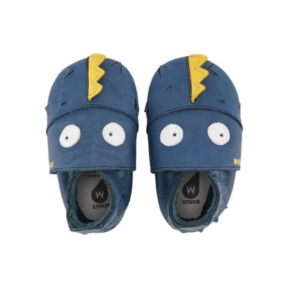 Bobux Chaussons Soft Soles Gruff Navy 3-9 M 