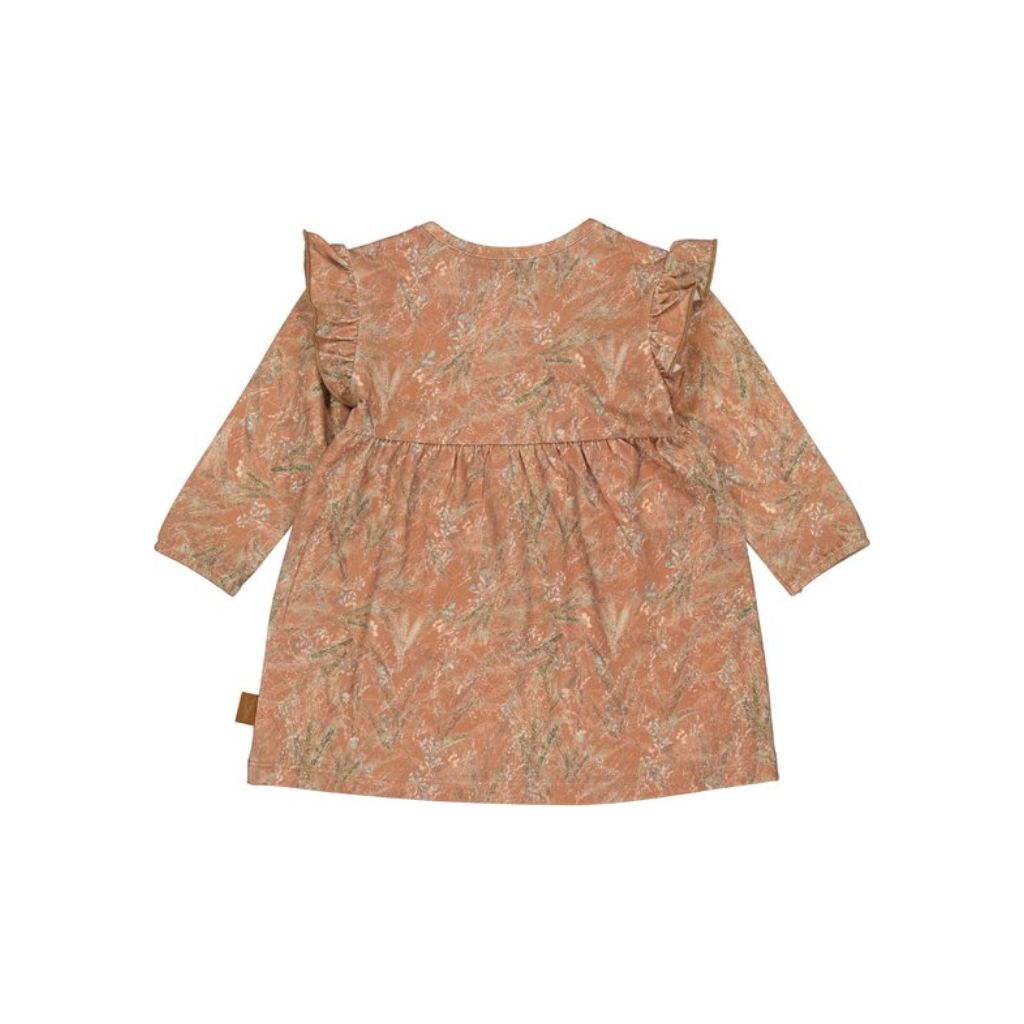 Levv jurk, m 56, AOP Brown Mocha Flower,girl