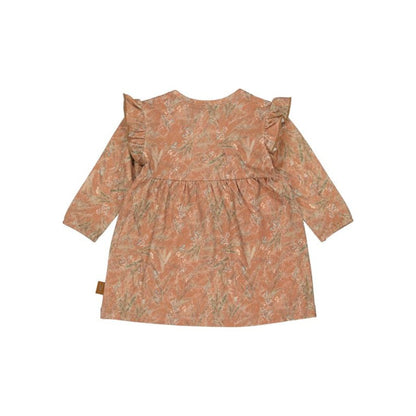 Levv jurk, m 56, AOP Brown Mocha Flower,girl
