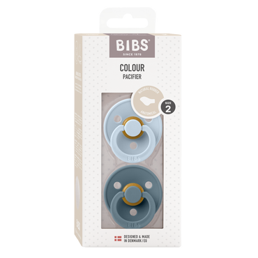 Bibs Sucette 6 - 18 mois Petrol/Blue - 2 pièces