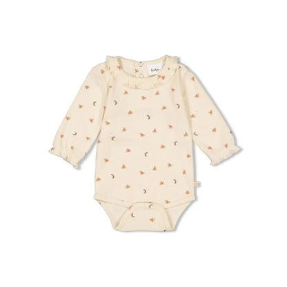 Feetje Romper rib Dancing In The Moonlight Offwhite
