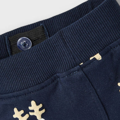 Name it broek aop christmas, m 62, Dark Sapphire, uniseks