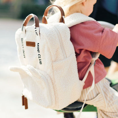 Childhome Sac à dos Mini Club Teddy Ecru