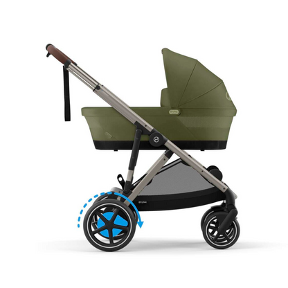 Cybex Poussette eGazelle Taupe Moss Green
