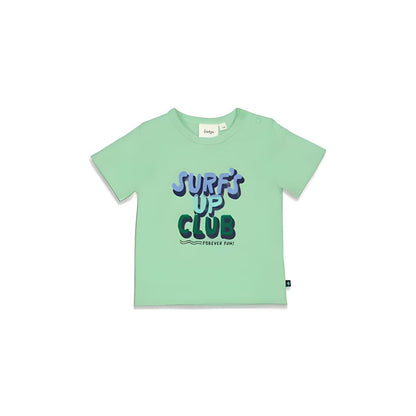 Feetje T-shirt-Surf's Up Club,m62,Mint,jongens