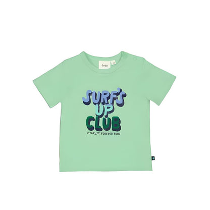 Feetje T-shirt-Surf's Up Club,m56,Mint,jongens