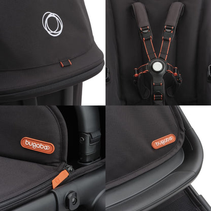 Bugaboo Poussette 2-en-1 Fox Cub Noir/Noir Nuit