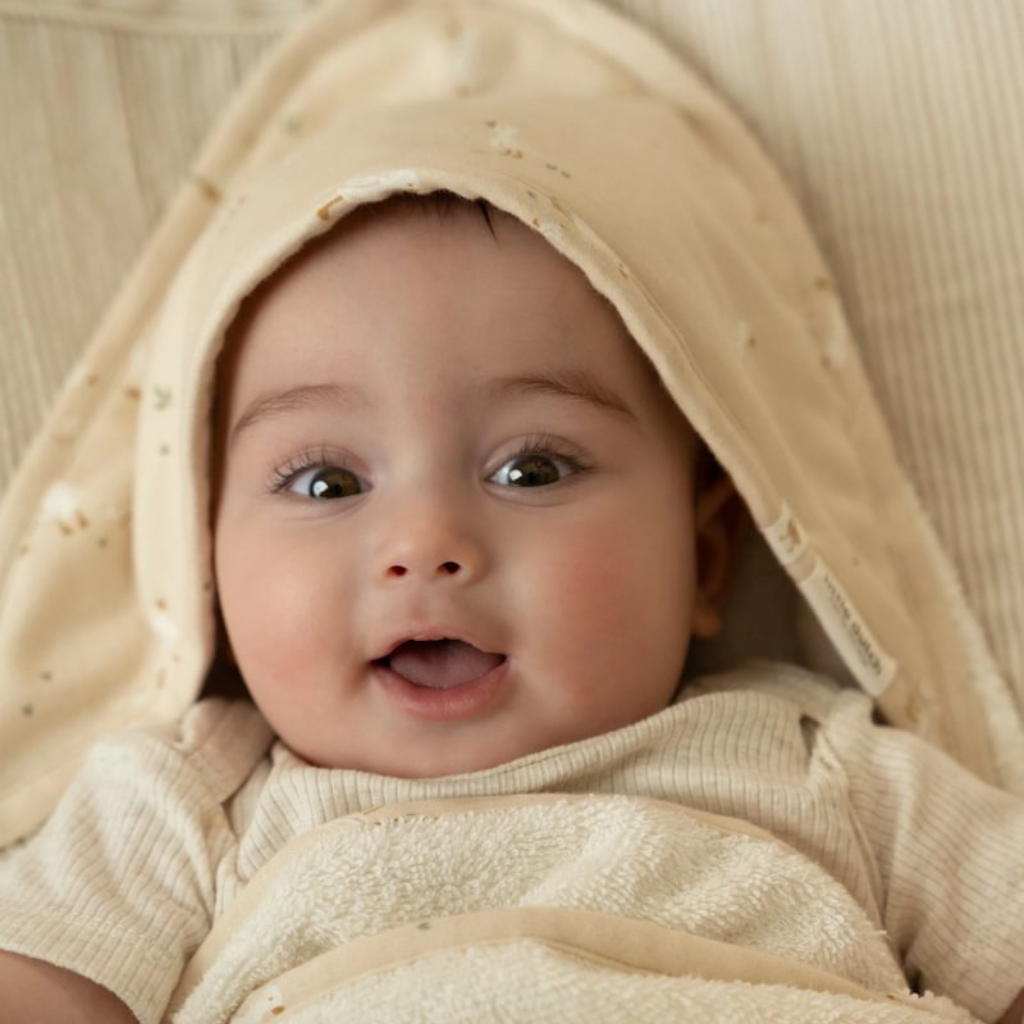 Little Dutch Cape de bain Newborn Naturals Little Goose Lg 75 x L 75 cm