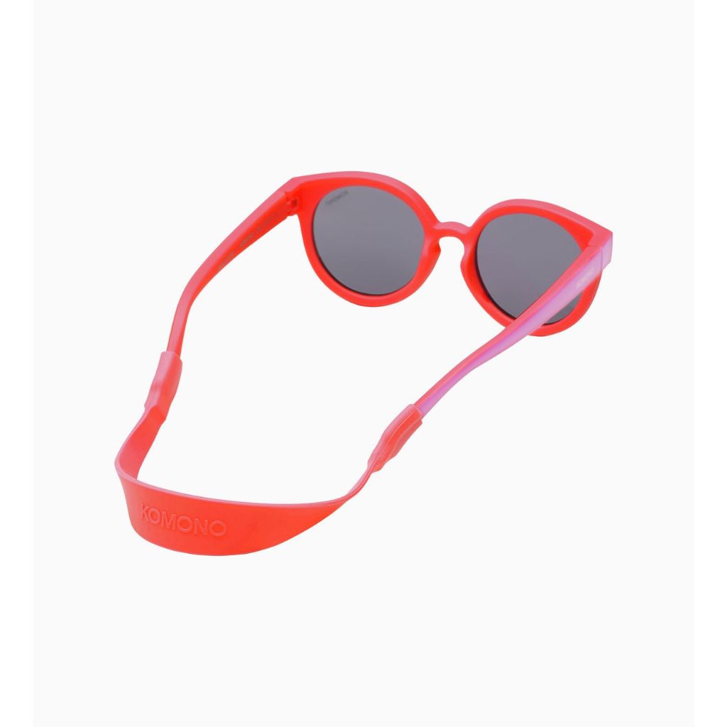 KOMONO Lunettes de soleil Lulu Kiddos Flamingo Twins de 1 an à 2 ans