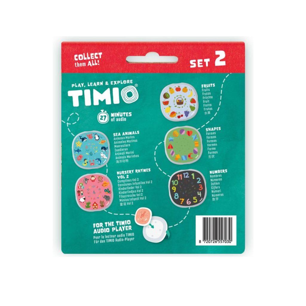 Timio Disques pour lecteur éducatif d'audio et de musique Set 2