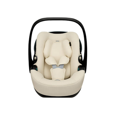 Ukje Housse de siège-auto pour Maxi-Cosi Pebble 360 Groupe 0 en tissu gaufré beige