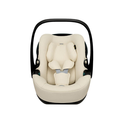 Ukje Housse de siège-auto pour Maxi-Cosi Pebble 360 Groupe 0 en tissu gaufré beige