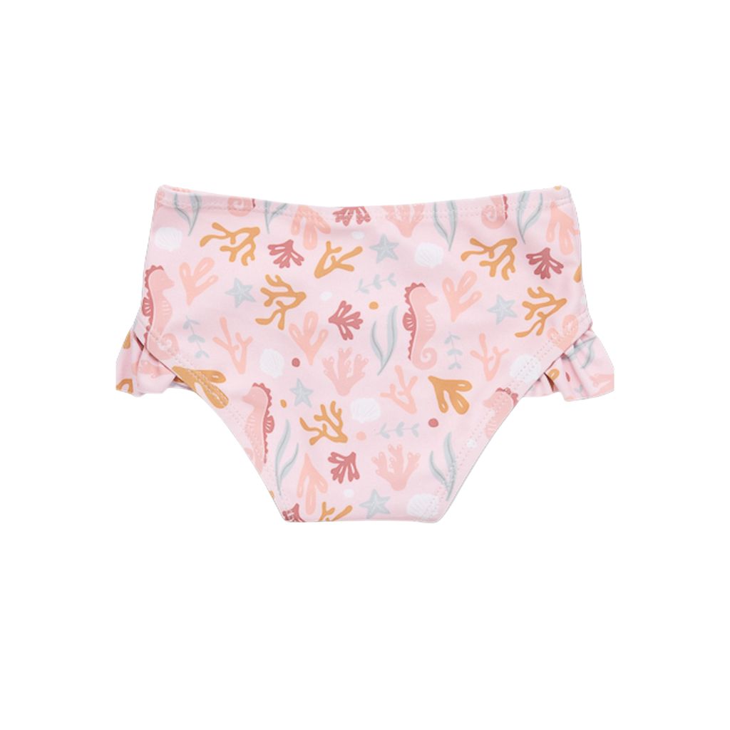 Little Dutch Zwembroekje ruches Ocean Dreams , m62/68, Roze, Meisjes