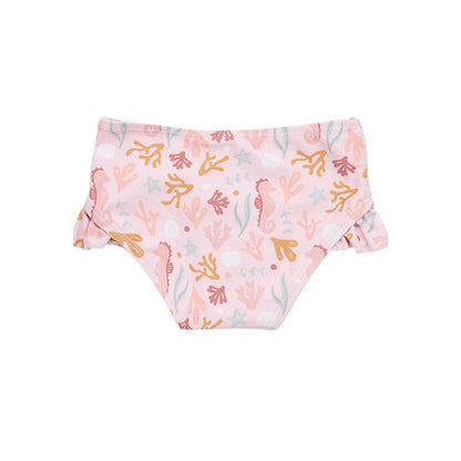 Little Dutch Zwembroekje ruches Ocean Dreams , m62/68, Roze, Meisjes