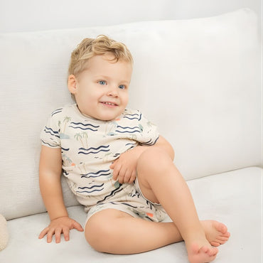 Feetje Feetje pyjama m74 zand jongens