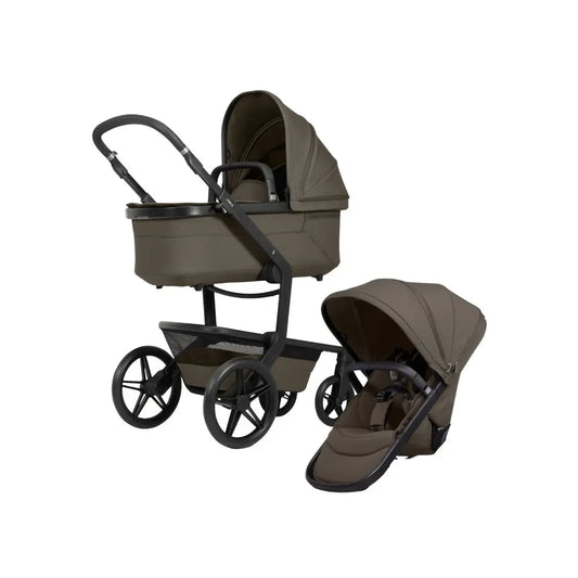 Joolz 2-in-1 Kinderwagen Day5 Hazel Brown + Draagmand Hazel Brown (Onderstel Black)