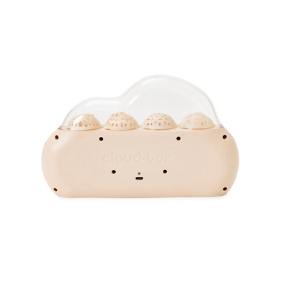 Cloud B nachtlampje, projector en verhalendoos CloudBox™ beige