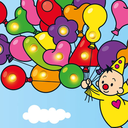 Bumba Kartonboek met flapjes en lichtjes - Omdat ik je lief vind...