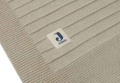 Jollein Couverture pour berceau ou parc Pure Knit Nougat