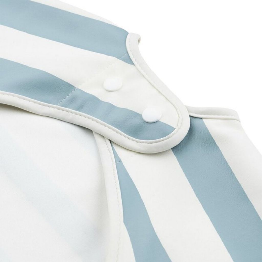Done by Deer Slabbetje met mouwen Stripes  Blue