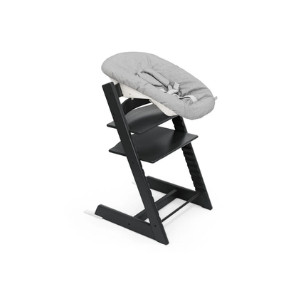 Stokke® Eetstoel Tripp Trapp® + Newborn Set + Baby set² zwart