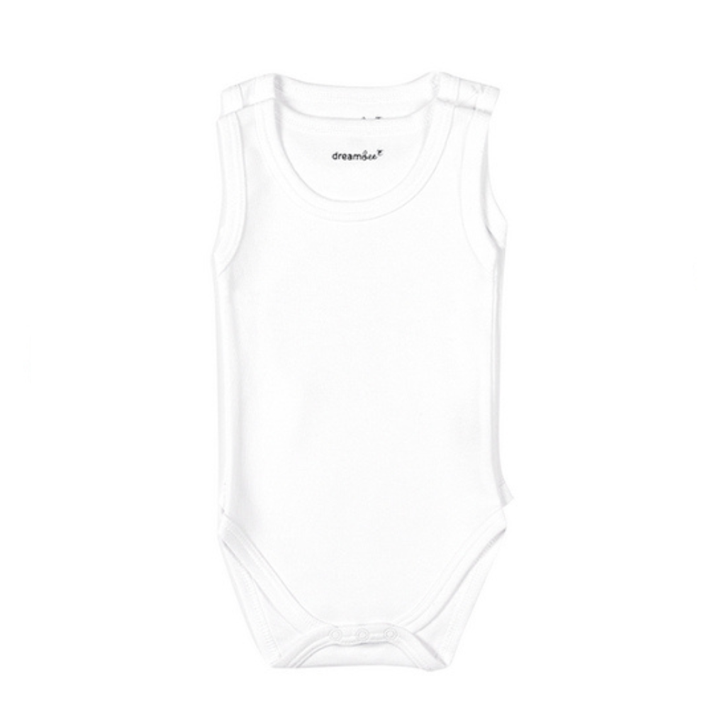 Dreambee Body zonder mouwen Essentials Off White - 2 stuks