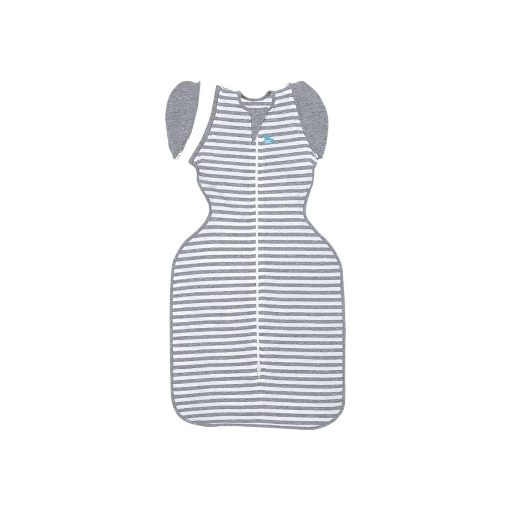 Love to Dream Sac d'emmaillotage / Sac de couchage Swaddle Up Original Stripe TOG 1,0 Grey 80 cm