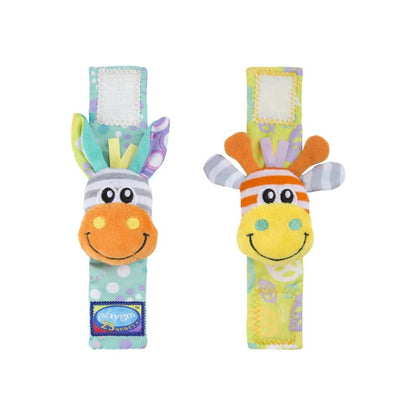 Playgro Pols- en voetrammelaar Zebra & Giraf