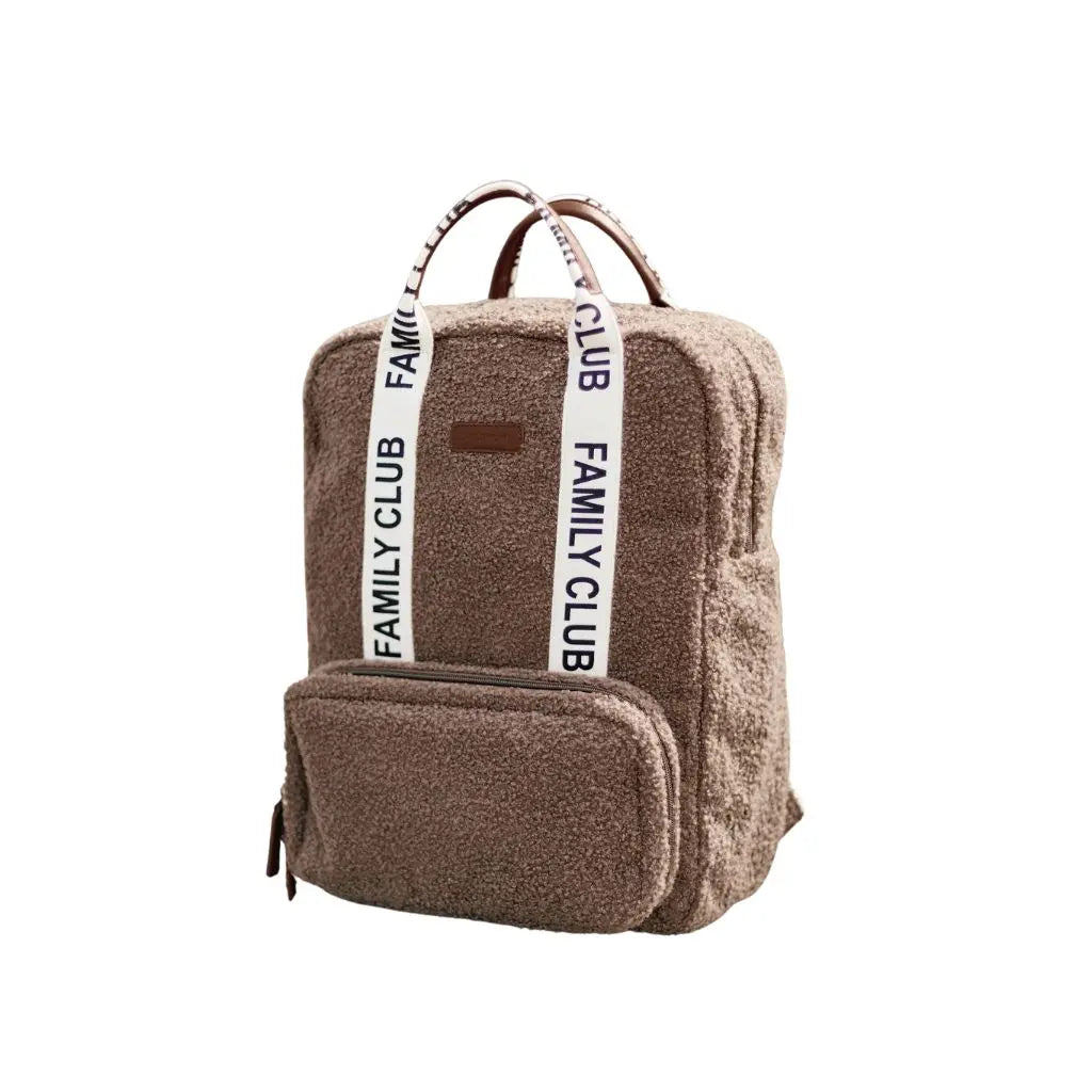 Childhome Sac à dos à langer Family Club Teddy Brun
