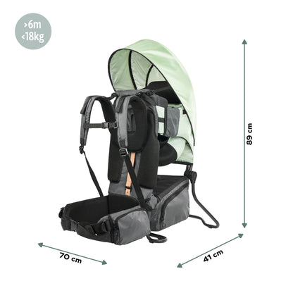 Babymoov Porte-bébé dorsal Moov & Hike vert clair