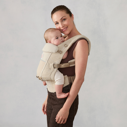 ERGObaby Porte-bébé combiné Adapt Soft Flex Mesh beige