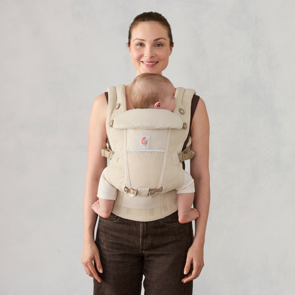 ERGObaby Porte-bébé combiné Adapt Soft Flex Mesh beige
