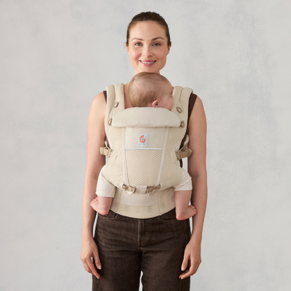 ERGObaby Porte-bébé combiné Adapt Soft Flex Mesh beige