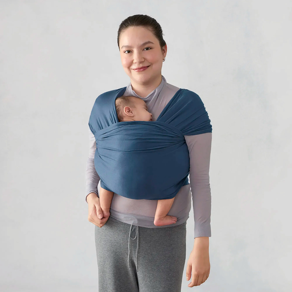 ERGObaby Écharpe porte-bébé Aura Knit Twilight Navy