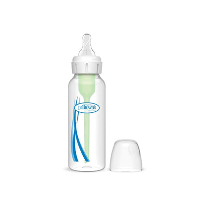 Dr. Brown's Biberon anticolique Options+ à col étroit transparent 250 ml