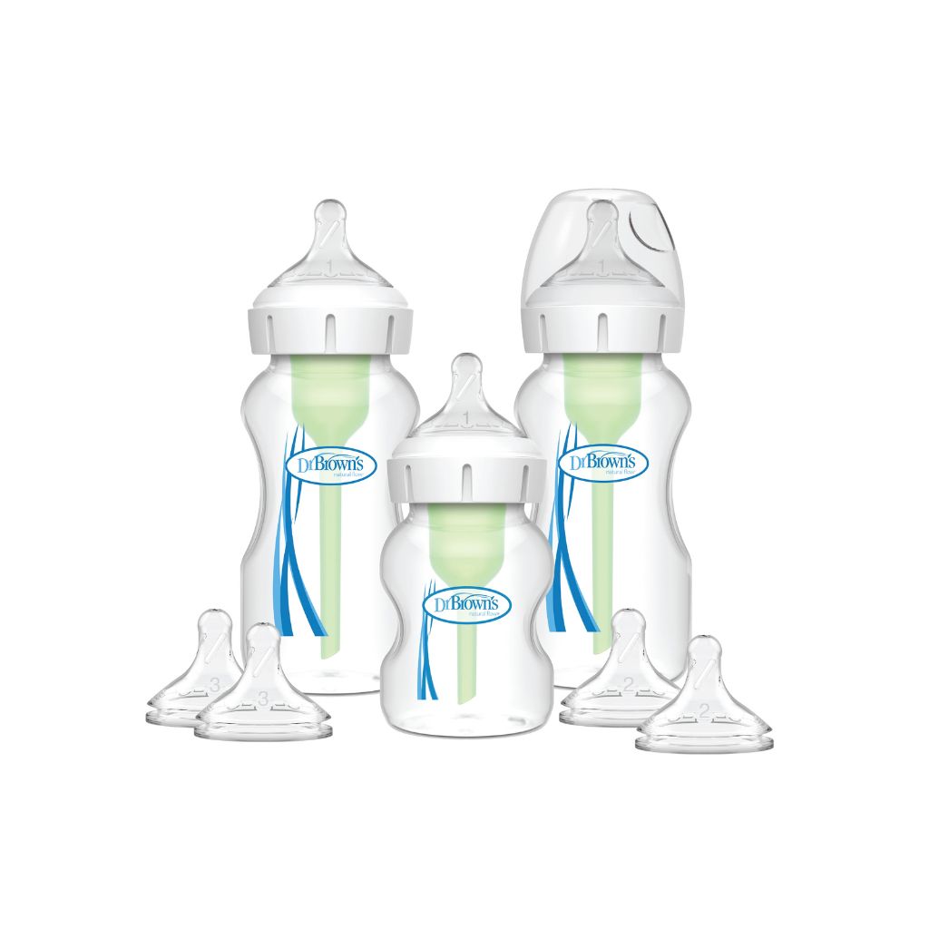 Dr. Brown's Set de démarrage Options+ Anti-Colic Biberon à col large - 12 pièces