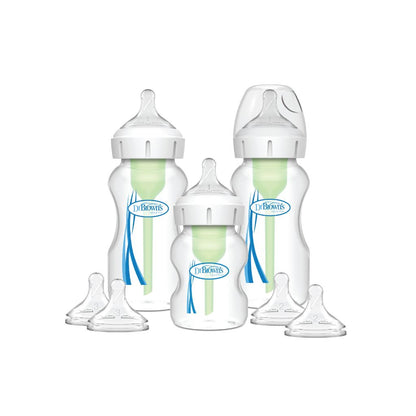 Dr. Brown's Set de démarrage Options+ Anti-Colic Biberon à col large - 12 pièces