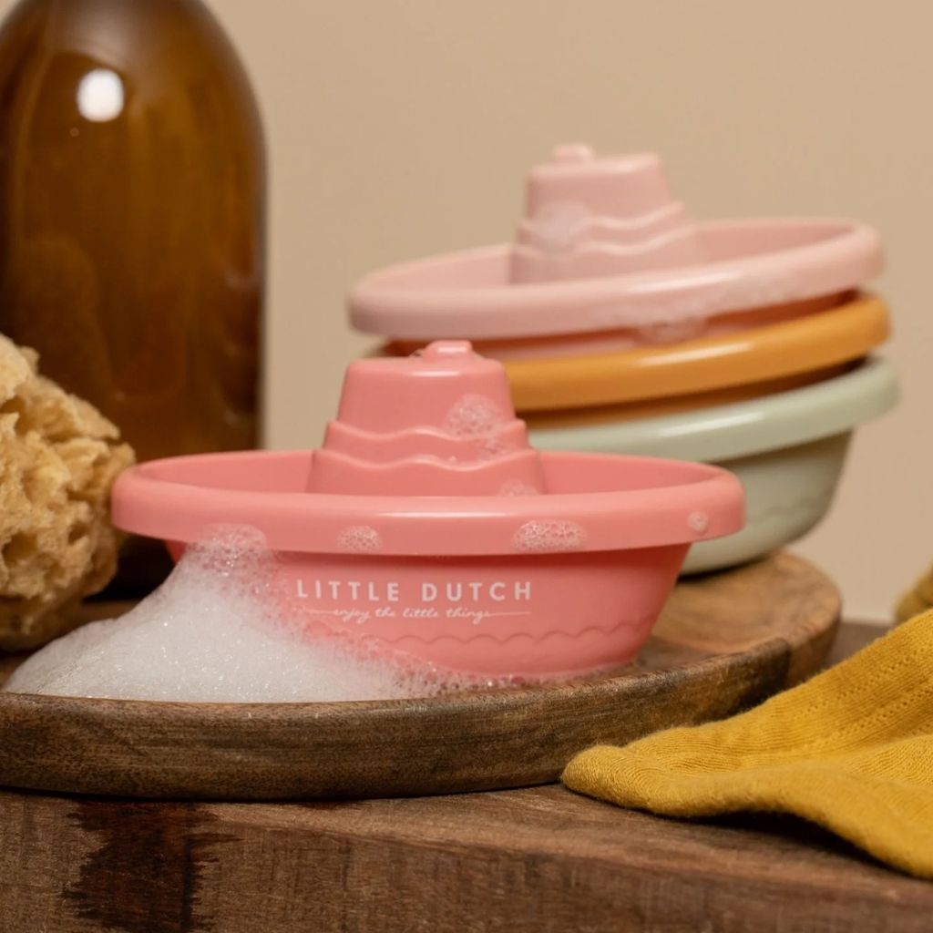 Little Dutch Jouet de bain Bateaux rose